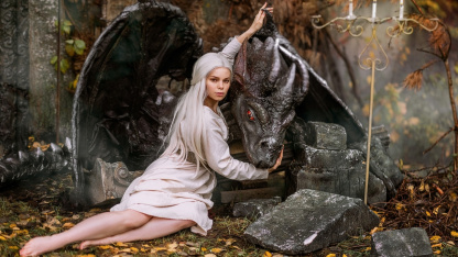 Косплеер показала молодую Рейениру Таргариен из сериала «Дом Дракона»