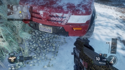 Автомобильные номера на карте Redwood Snow