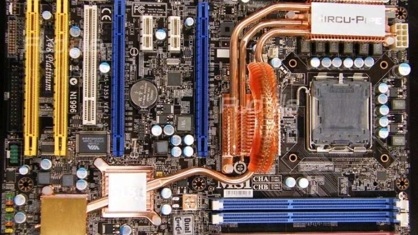 Первые фото Intel X48 Первые фото Intel X48