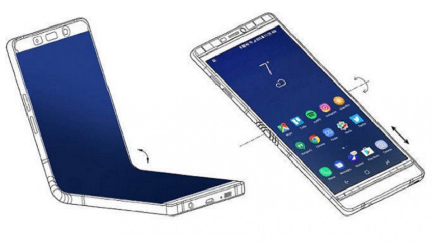 Samsung показал первый концепт нового складного смартфона