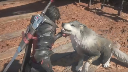 Свежий ролик Final Fantasy 16 показывает возможность погладить волка