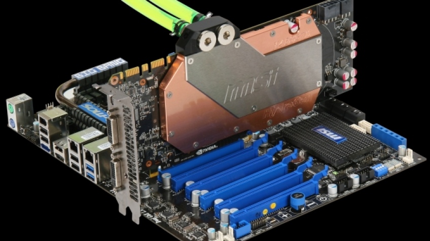 MSI выпустит GeForce GTX 480 с водоблоком вместо кулера