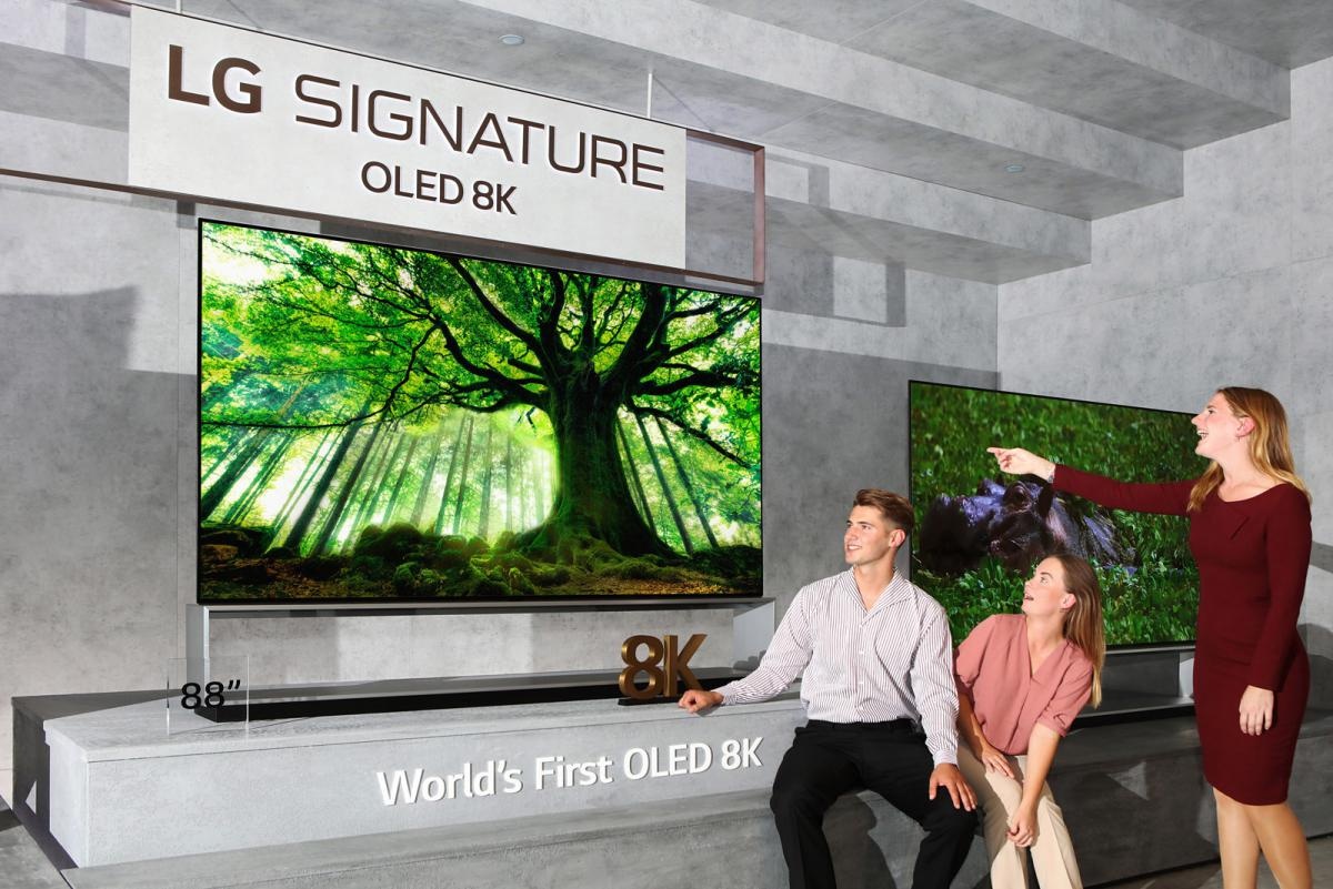 Начались мировые продажи 8K OLED-телевизора LG с диагональю 88 дюймов