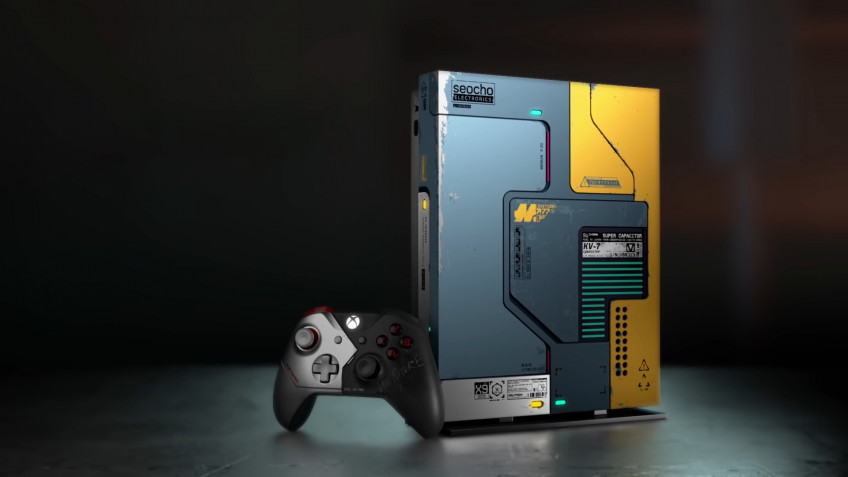 Лимитированная Xbox One X в стиле Cyberpunk 2077 уже поступила в продажу
