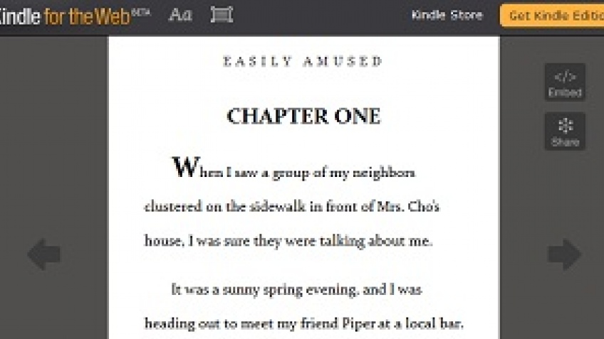Amazon представила сервис Kindle for the Web