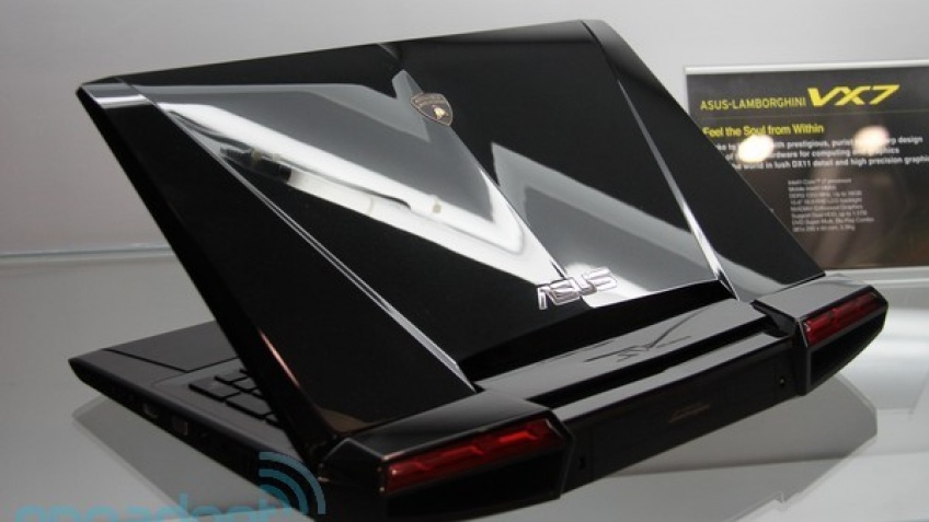 Ноутбуки ASUS Lamborghini оснащены фарами