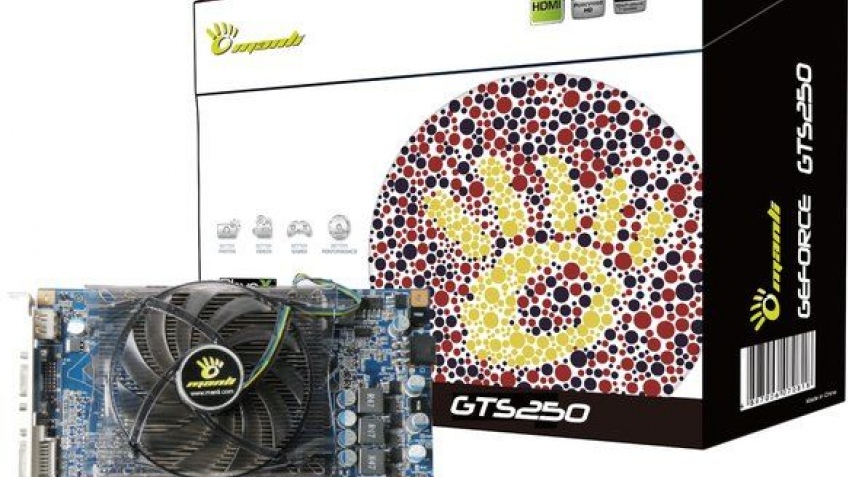 Manli представила модификацию GeForce GTS 250