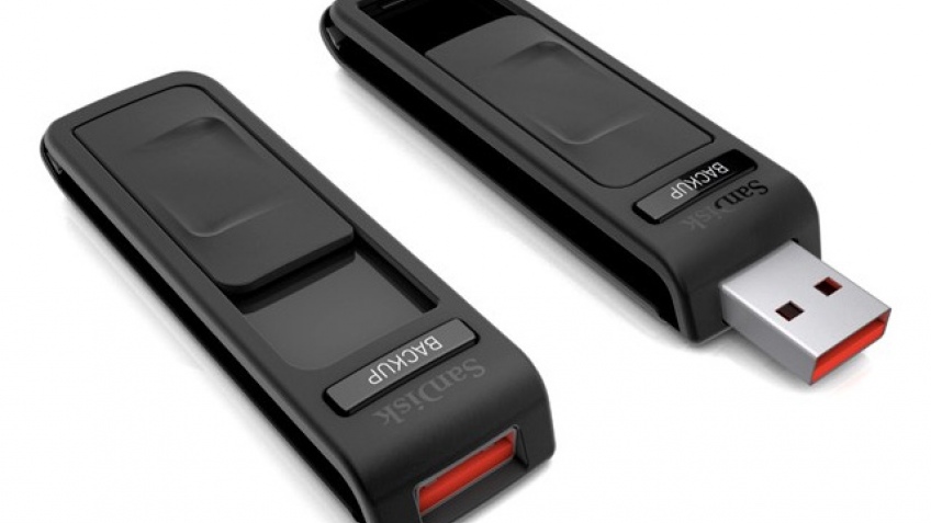 Флешка SanDisk для резервного копирования Флешка SanDisk для резервного копирования