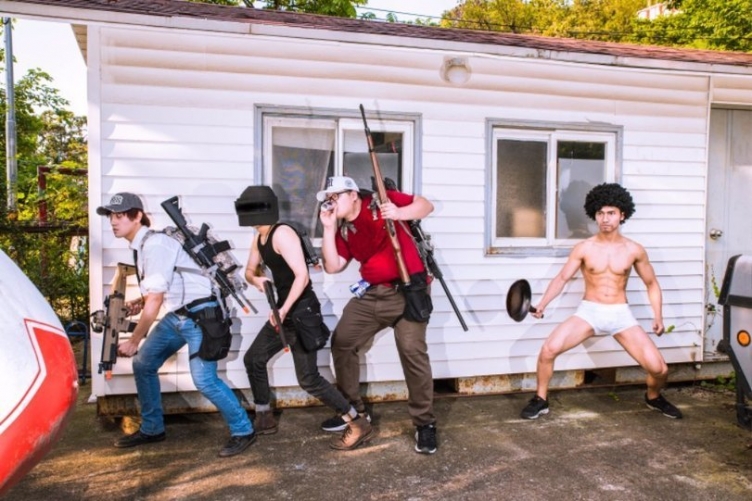 Schwuler Bruste Cosplay Hardcore
