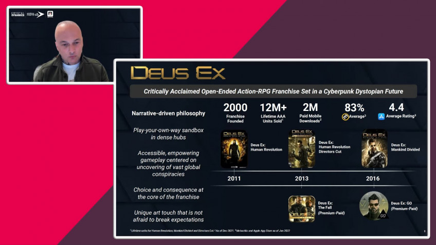 Продажи Deus Ex: Human Revolution и Mankind Divided перевалили за 12 млн копий1