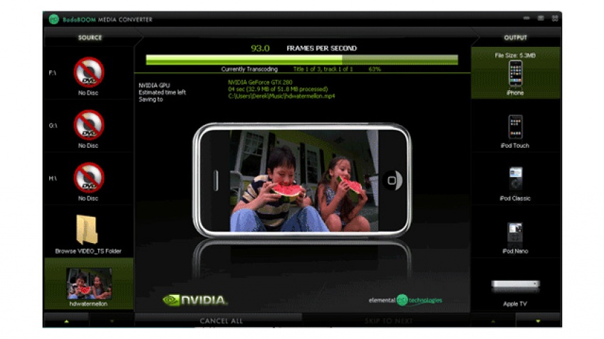 NVIDIA представит Badaboom 1.1 NVIDIA представит Badaboom 1.1