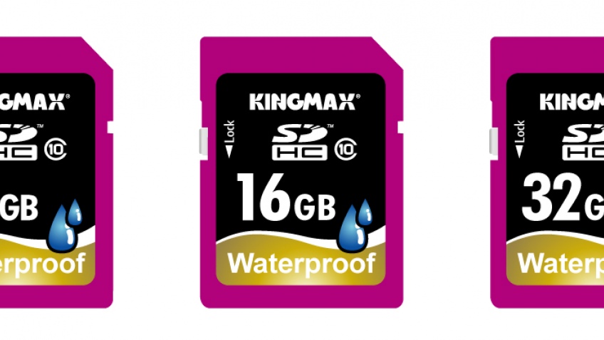 Водонепроницаемые SD-карты KINGMAX
