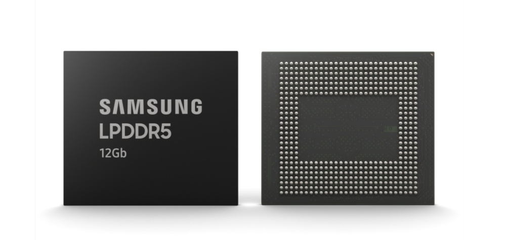 Samsung начала производить микросхемы памяти LPDDR5 на 12 Гбит для смартфонов