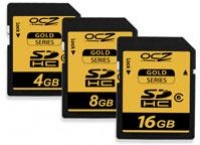 OCZ представила карты памяти SDHC Gold Series