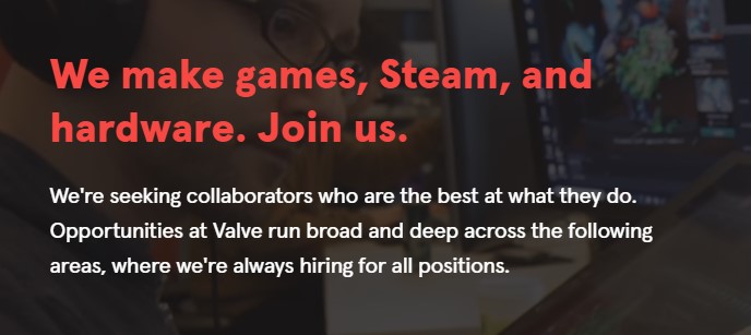 «Мы делаем игры, Steam и железо. Присоединяйтесь!»