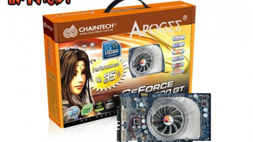 Разогнанный GeForce 8500 GT от Chaintech