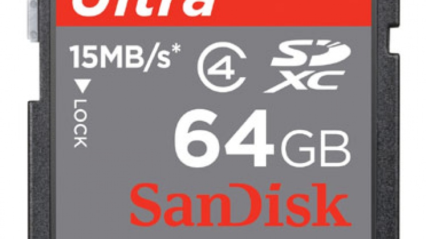 SanDisk начала продавать карту памяти SDXC на 64 Гб