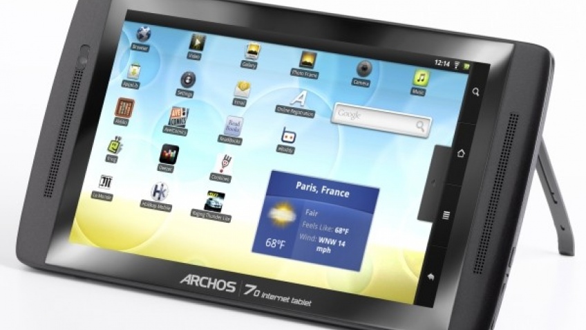 Archos начала продавать планшетный компьютер Archos 70 Internet Tablet