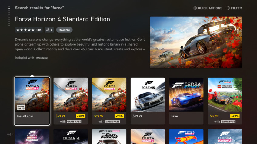 Результаты поиска по фразе Forza