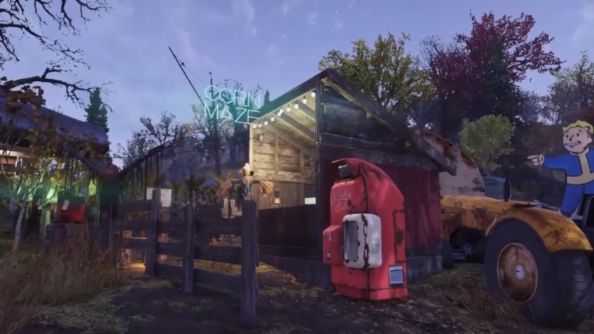 В Fallout 76 отпраздновали наступление осени, построив лабиринт из кукурузы