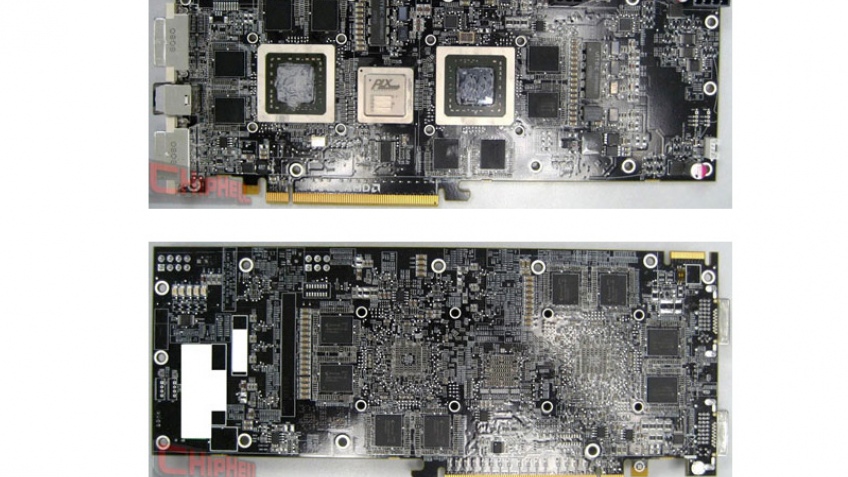 Фотографии текстолита ATI Radeon HD 4870 X2