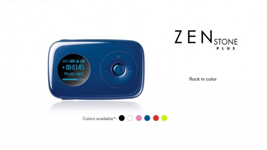 Плеер Zen Stone – теперь с экраном Плеер Zen Stone – теперь с экраном