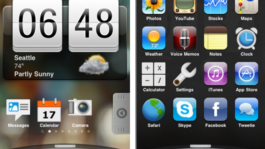 Хакеры установили Sence UI на Apple iPhone
