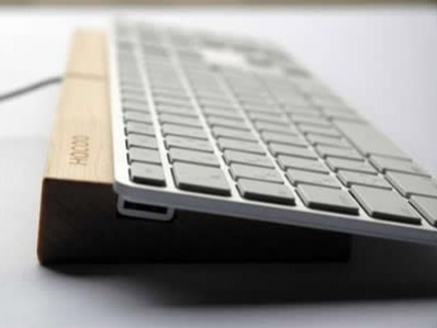 Деревянная клавиатура для iMac