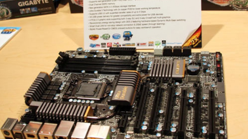Gigabyte показала материнскую плату на основе Intel P67
