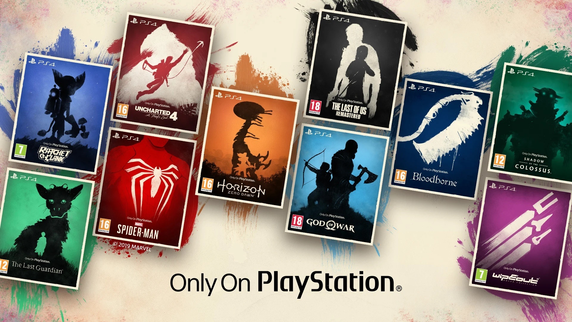 Sony переиздала 10 эксклюзивов PS4 с новыми стильными обложками
