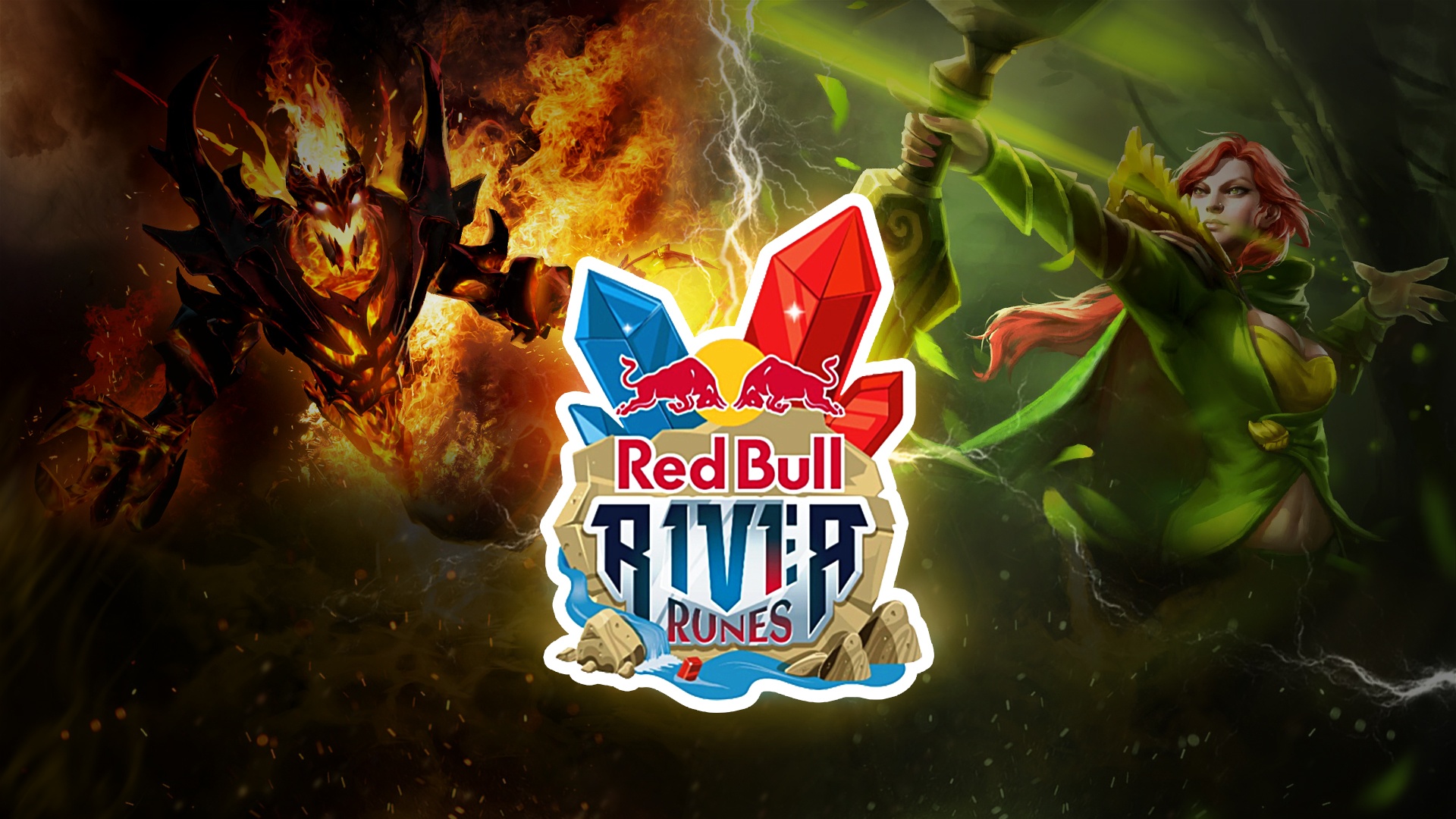 Red Bull провела турнир по Dota 2 в формате R1v1r Runes