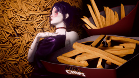 Мод на улучшенную модель картофеля фри в Cyberpunk 2077 скачали почти 80 тысяч раз