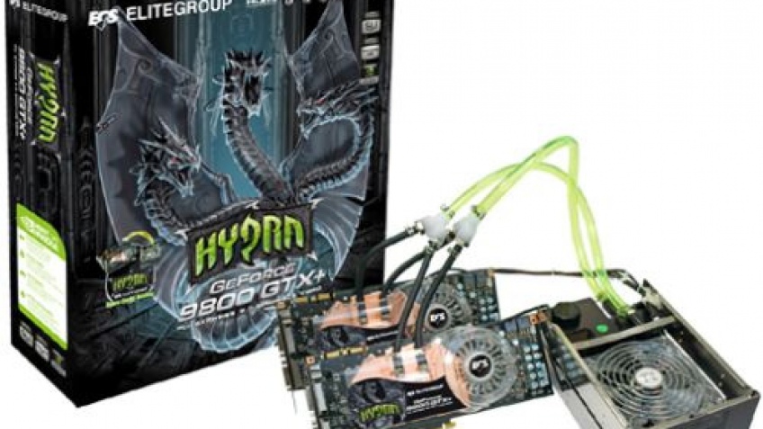 ECS готовит двойной комплект GeForce 9800 GTX+