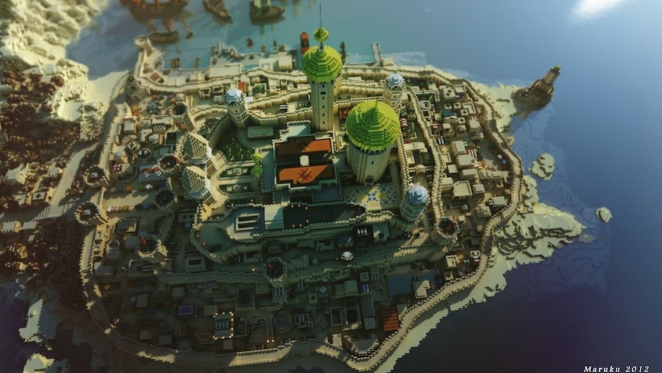 В Minecraft построили новый город из сериала «Игра престолов»