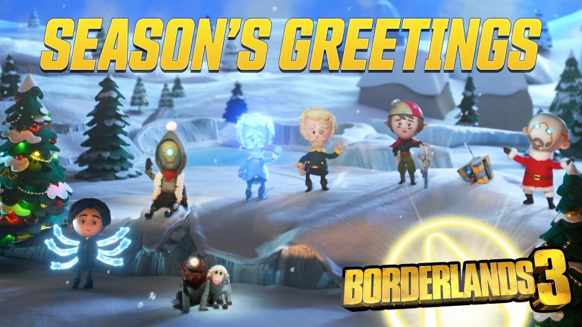 Герои Borderlands 3 изображают ёлочные игрушки, и получается довольно убедительно