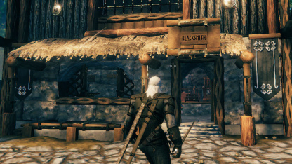 С помощью мода в Valheim добавили Геральта, Цири, Трисс и Йеннифэр