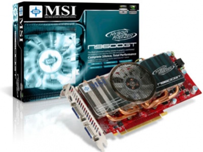 GeForce 9600 GT с гибридным кулером от MSI