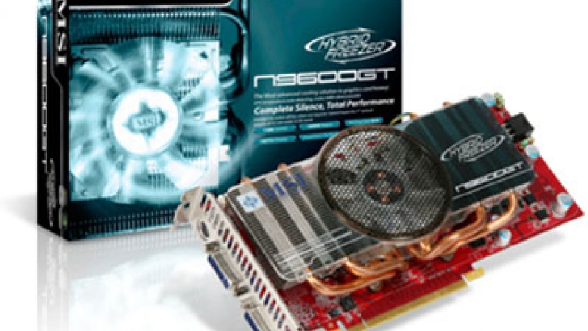 GeForce 9600 GT с гибридным кулером от MSI GeForce 9600 GT с гибридным кулером от MSI