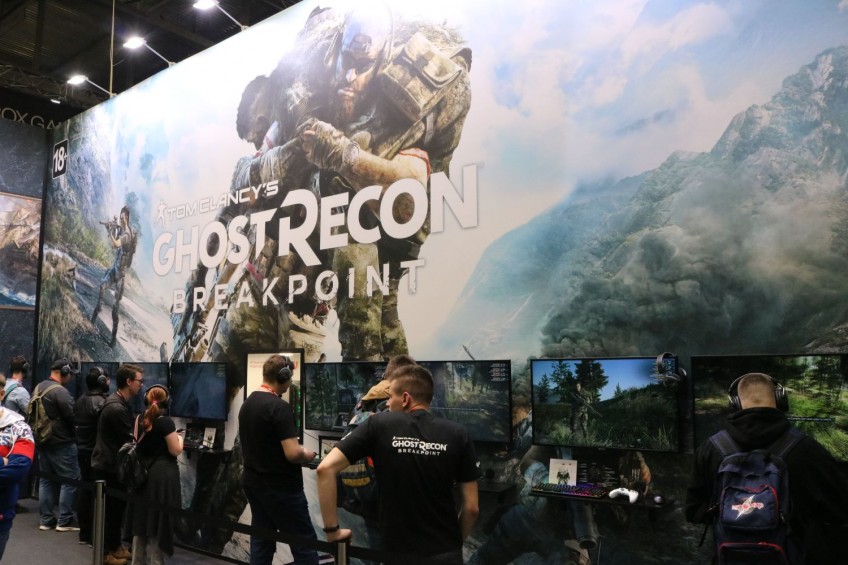 Ghost Recon Breakpoint как раз вышла, так что стенд Ubisoft — лишний повод решиться на покупку