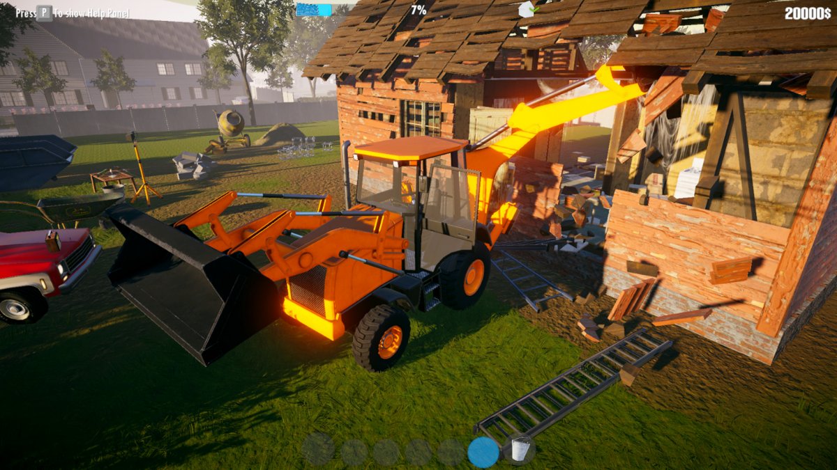 House Builder construction simulator was brought to Kickstarter