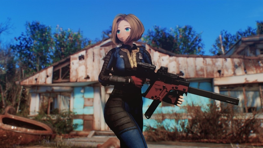 Этот мод для Fallout 4 заменяет всех женщин на персонажей аниме
