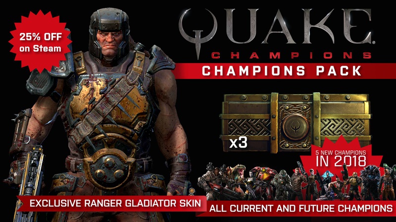 А ещё не забывайте, что игра Quake Champions стала хозяйкой нашего традицио...