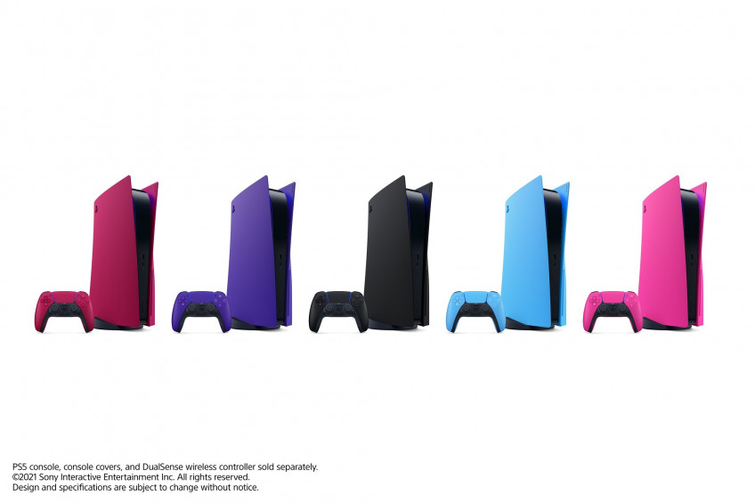 Sony представила перші кольорові бічні панелі для PlayStation 5