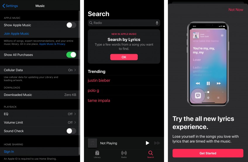 Вот так выглядит реклама в Apple Music