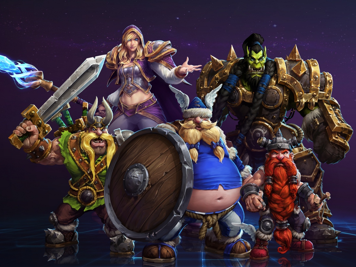 Легендарные персонажи из The Lost Vikings появятся в MOBA-игре Heroes of th...