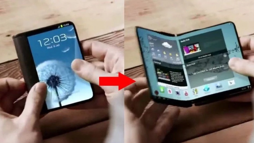 Смартфон Samsung Galaxy X со складным дисплеем может выйти в 2018 году