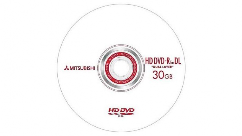 Двухслойные болванки HD DVD от Mitsubishi