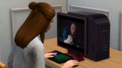 В Cyberpunk 2077 уже можно поиграть, но только в The Sims 4