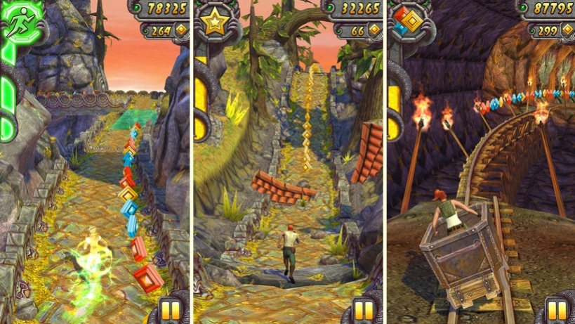 Мобильная игра Temple Run 2 за четыре дня была загружена двадцать миллионов раз